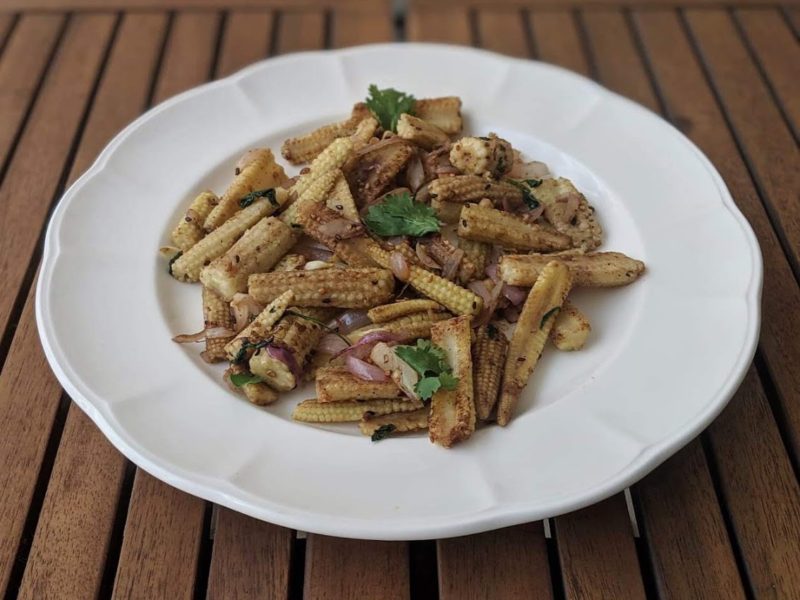 Asian Baby Corn Stir Fry