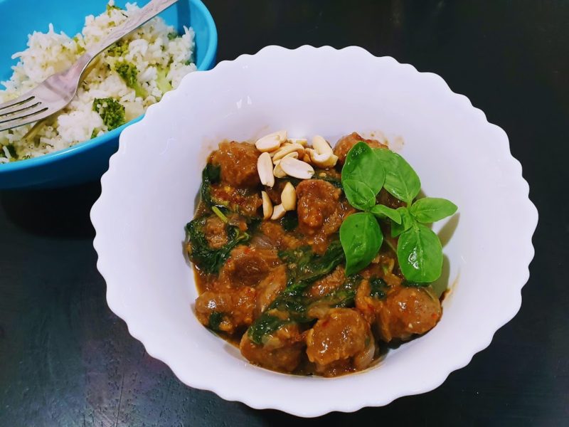 Thai Basil Soya chunks